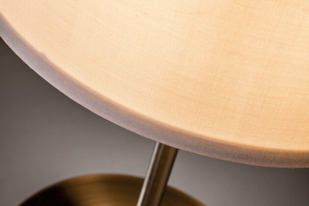 Paulmann Tessa stolní lampa Creme/kov kartáčovaný bez zdroje světla, max. 40W E14 709.23 P 70923