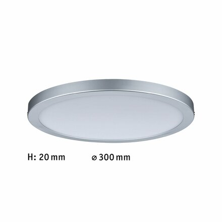 Paulmann Atria LED Panel kruhové 19W chrom mat 709.34 P 70934