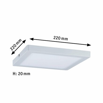 Paulmann Atria LED Panel hranaté 16W bílá mat 709.38 P 70938