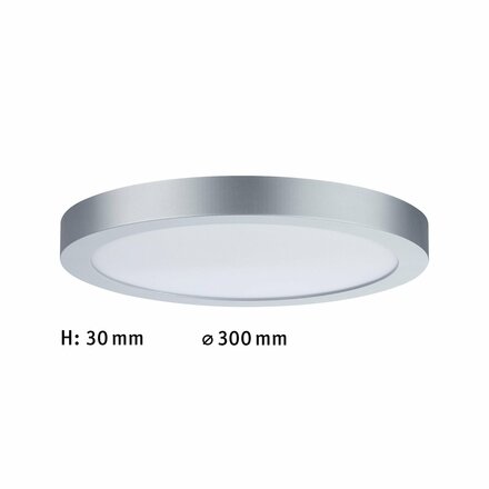 PAULMANN LED Panel Abia 300mm 22 W matný chrom 709.83