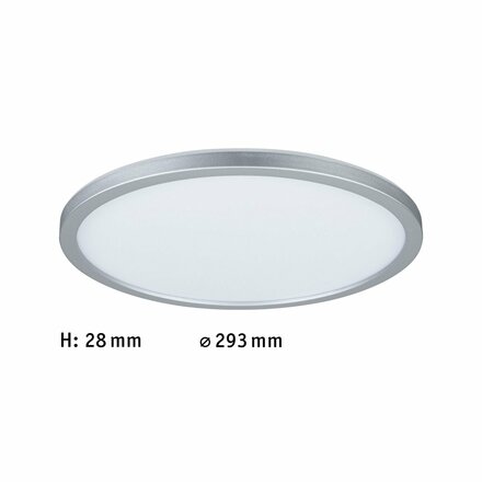 PAULMANN LED Panel Atria Shine kruhové 293mm 2000lm 3000K matný chrom