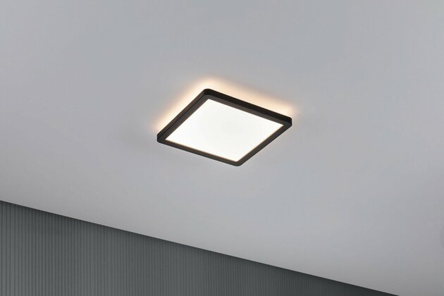 PAULMANN LED Panel Atria Shine hranaté 190x190mm 1360lm 3000K černá