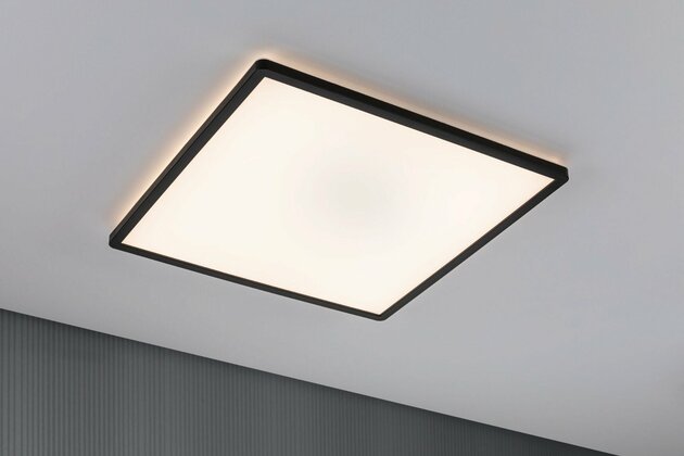 PAULMANN LED Panel 3-krokové-stmívatelné Atria Shine hranaté 420x420mm 2700lm 3000K černá