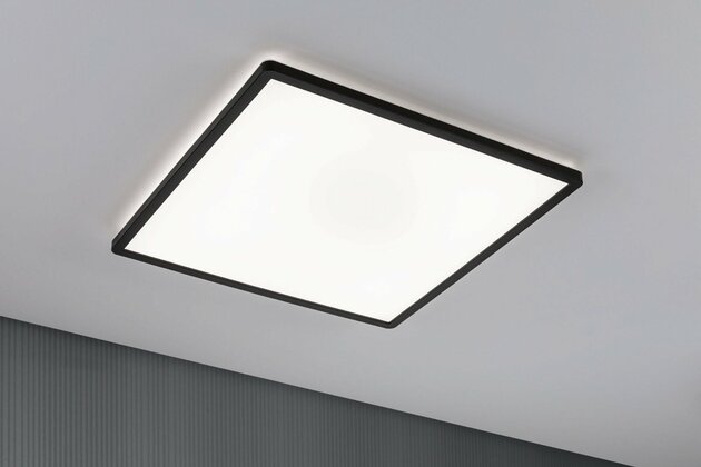 PAULMANN LED Panel 3-krokové-stmívatelné Atria Shine hranaté 420x420mm 2700lm 4000K černá