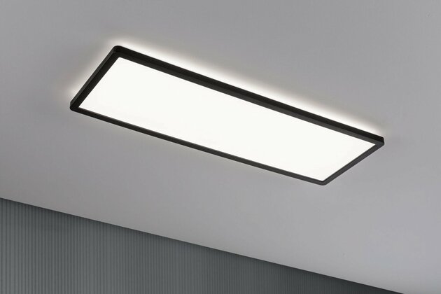 PAULMANN LED Panel Atria Shine hranaté 580x200mm 4000K černá