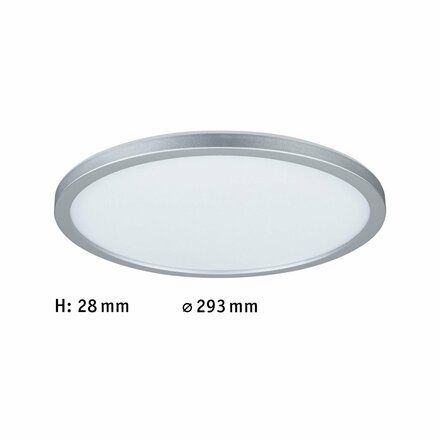 PAULMANN LED Panel Atria Shine kruhové 293mm 1800lm RGBW matný chrom