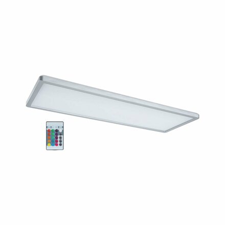 PAULMANN LED Panel Atria Shine hranaté 580x200mm 2800lm RGBW matný chrom