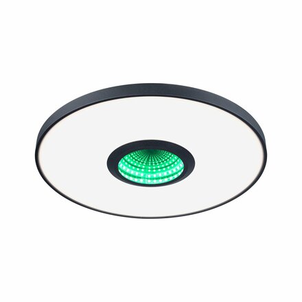 PAULMANN LED stropní svítidlo Spaceglow RGB+ 230V 21W černá mat