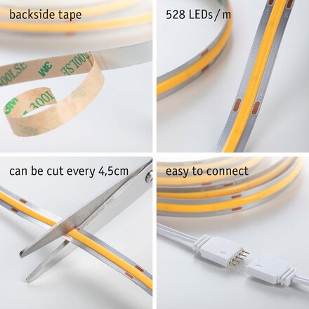 PAULMANN MaxLED 1000 LED Strip Full-Line COB základní sada 3m 36W 528LEDs/m 2700K 50VA