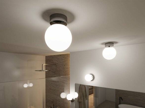 PAULMANN Selection Bathroom LED stropní svítidlo Gove IP44 3000K 230V 5W chrom/satén