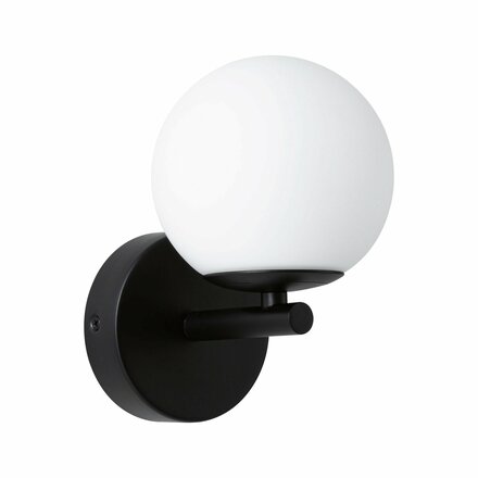 PAULMANN Selection Bathroom LED nástěnné svítidlo Gove IP44 3000K 230V 5W černá mat/satén