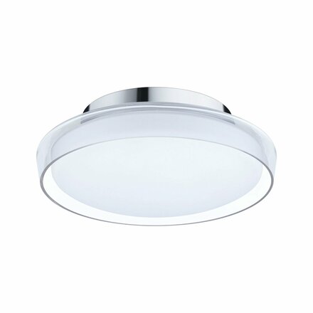 PAULMANN Selection Bathroom LED stropní svítidlo Luena IP44 3000K 230V 11,5W sklo/chrom