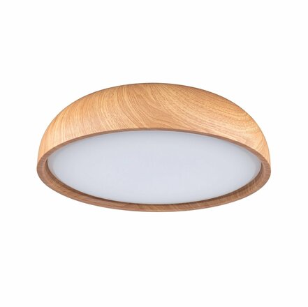 PAULMANN Selection Bathroom LED stropní svítidlo Oka IP44 CCT 230V 24W design dřevo