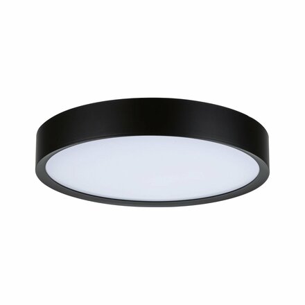 PAULMANN Selection Bathroom LED stropní svítidlo Tega IP44 CCT 230V 22,5W černá mat