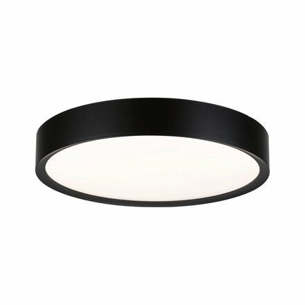 PAULMANN Selection Bathroom LED stropní svítidlo Tega IP44 CCT 230V 22,5W černá mat