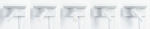 PAULMANN LED nástěnné svítidlo 3-krokové-stmívatelné Jerik USB C 3000K 230V 2,4W stmívatelné bílá mat