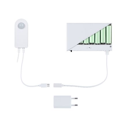 PAULMANN LED Stair Strip senzor sada 5m soumrakové a pohybové čidlo (IR) 5m 5W 180lm/m 30 LED/m 3000K