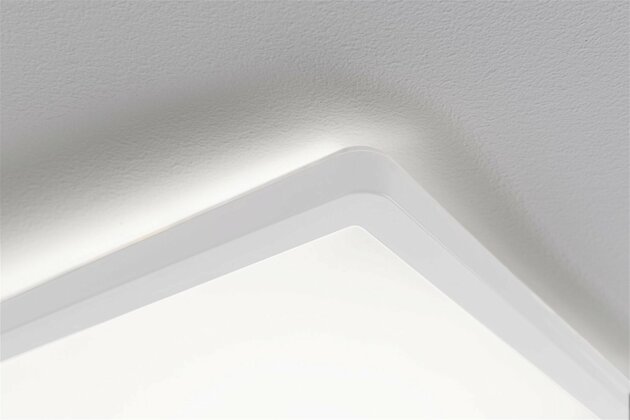 PAULMANN LED Panel Atria Shine Backlight IP44 hranaté 190x190mm 11,2W 4000K bílá