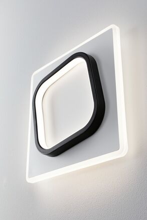 PAULMANN LED nástěnné svítidlo 2Form 4000K / 230V 13W / 9W bílá/černá