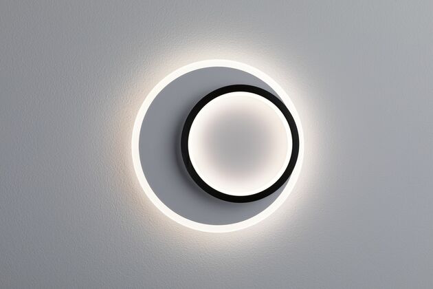PAULMANN LED nástěnné svítidlo 2Form 4000K / 230V 9,5W / 7W bílá/černá