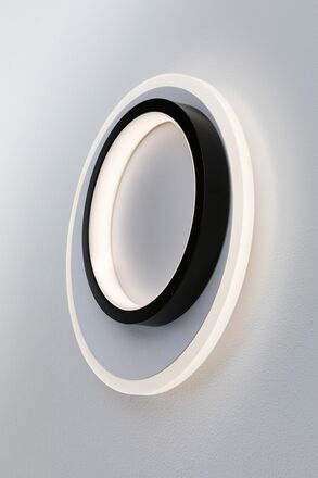 PAULMANN LED nástěnné svítidlo 2Form 4000K / 230V 9,5W / 7W bílá/černá