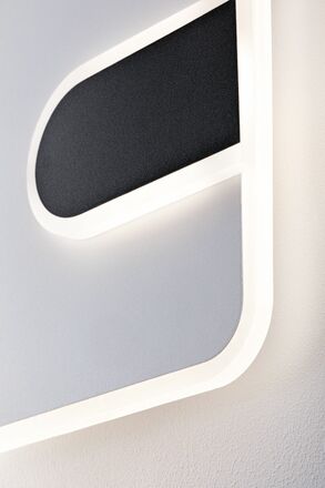 PAULMANN LED nástěnné svítidlo 2Form 4000K / 230V 12,5W / 3,6W bílá/černá