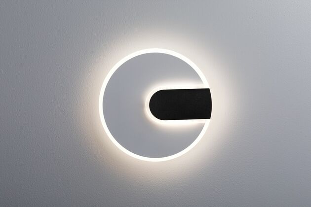 PAULMANN LED nástěnné svítidlo 2Form 4000K / 230V 9W / 3,5W bílá/černá