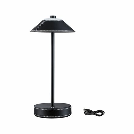 PAULMANN Mobilní stolní lampa Pellini CCT 2W černá/černá mat