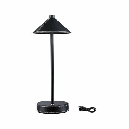 PAULMANN Mobilní stolní lampa Pellini CCT 2W černá mat