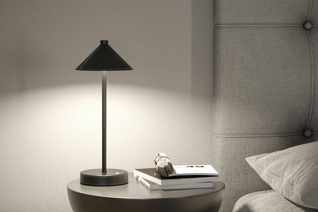 PAULMANN Mobilní stolní lampa Pellini CCT 2W černá mat