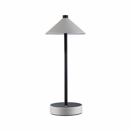 PAULMANN Mobilní stolní lampa Pellini CCT 2W černá mat/béžová