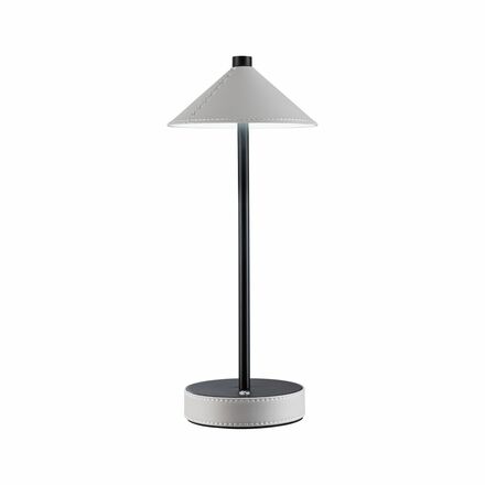 PAULMANN Mobilní stolní lampa Pellini CCT 2W černá mat/béžová