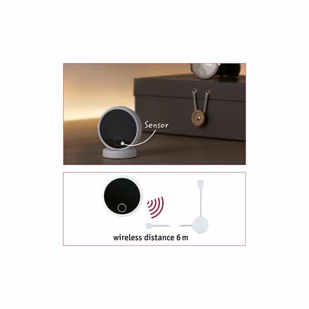 PAULMANN MaxLED senzor Wireless Touch DC3V bílá/černá