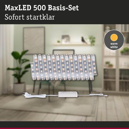 PAULMANN MaxLED 500 LED Strip základní sada 5m teplá bílá 17W 550lm/m 2700K 30VA