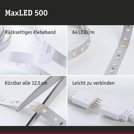 PAULMANN MaxLED 500 LED Strip základní sada 5m neutrální bílá 17W 550lm/m 4000K 30VA