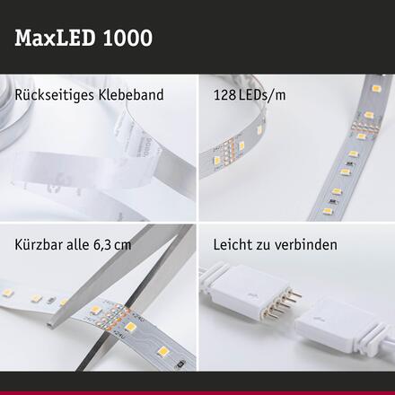 PAULMANN MaxLED 1000 LED Strip základní sada 1,5m teplá bílá 11W 1100lm/m 2700K 30VA