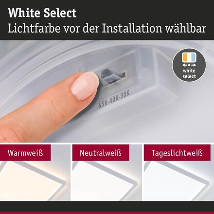 PAULMANN LED Panel Atria Shine IP44 hranaté 298x298mm 15,7W 3000 - 6500K bílá