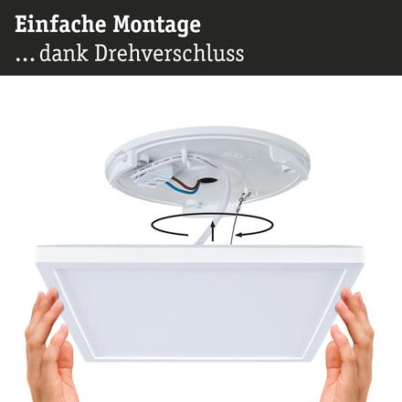 PAULMANN LED Panel Atria Shine IP44 hranaté 298x298mm 15,7W 3000 - 6500K bílá