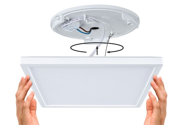 PAULMANN LED Panel Atria Shine IP44 hranaté 298x298mm 15,7W 3000 - 6500K bílá