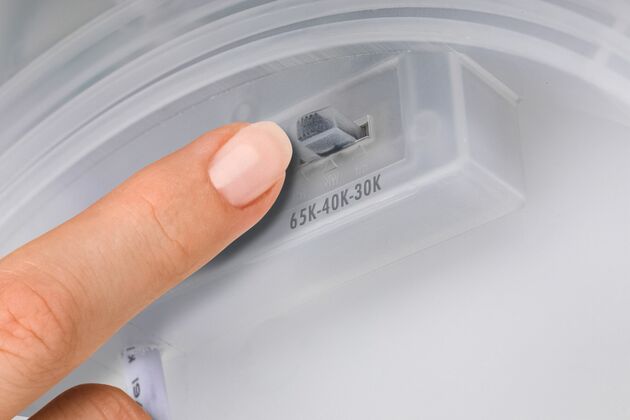 PAULMANN LED Panel Atria Shine IP44 kruhové 398mm 20,8W CCT design dřevo dub