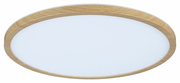 PAULMANN LED Panel Atria Shine IP44 kruhové 398mm 20,8W CCT design dřevo dub
