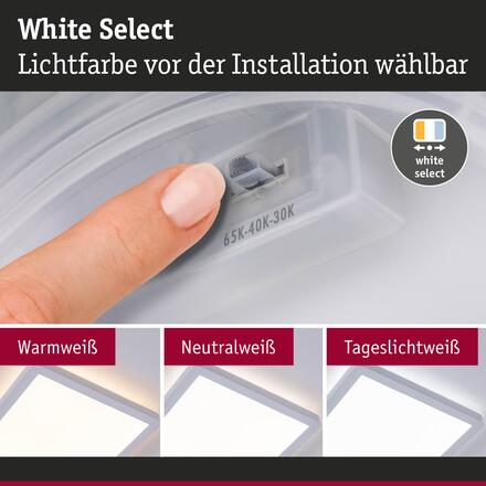 PAULMANN LED Panel Atria Shine IP44 hranaté 190x190mm 8W 3000 - 6500K bílá