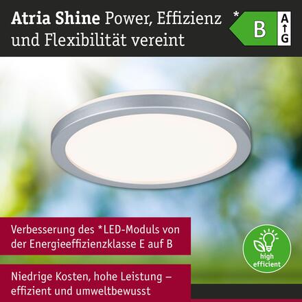 PAULMANN LED Panel Atria Shine IP44 kruhové 190mm 7,6W 3000 - 6500K matný chrom