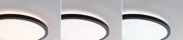 PAULMANN LED Panel Atria Shine IP44 kruhové 190mm 7,6W 3000 - 6500K černá