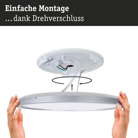 PAULMANN LED Panel Atria Shine IP44 kruhové 190mm 7,6W 3000 - 6500K černá