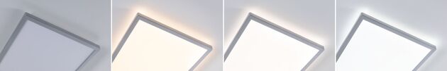 PAULMANN LED Panel Atria Shine IP44 hranaté 298x298mm 15,7W 3000 - 6500K matný chrom