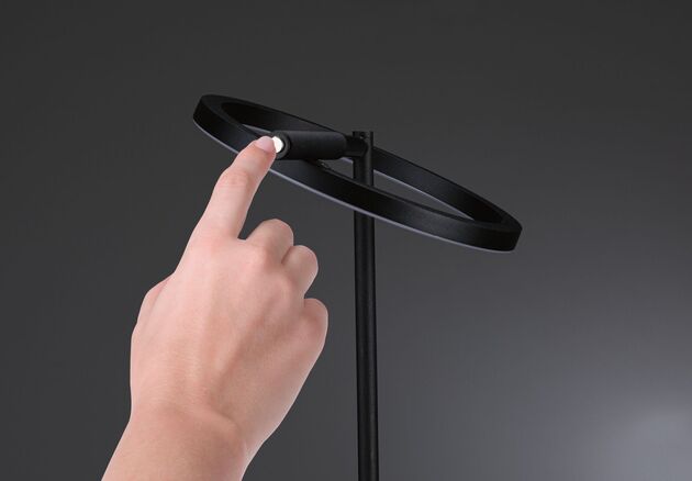 PAULMANN LED stojací svítidlo Odila měnitelná bílá 2x10,4W černá mat, chrom