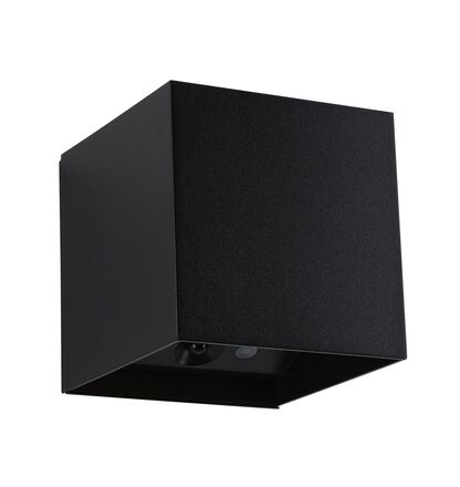 PAULMANN LED nabíjecí nástěnné svítidlo Nyara IP44 3000K 100x100mm 2x1W černá