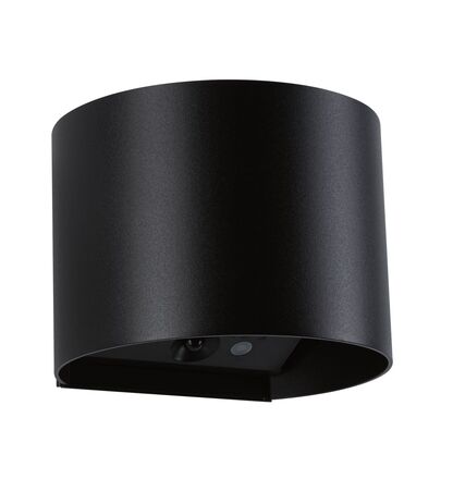 PAULMANN LED nabíjecí nástěnné svítidlo Nyora IP44 3000K 135x120mm 2x1W černá