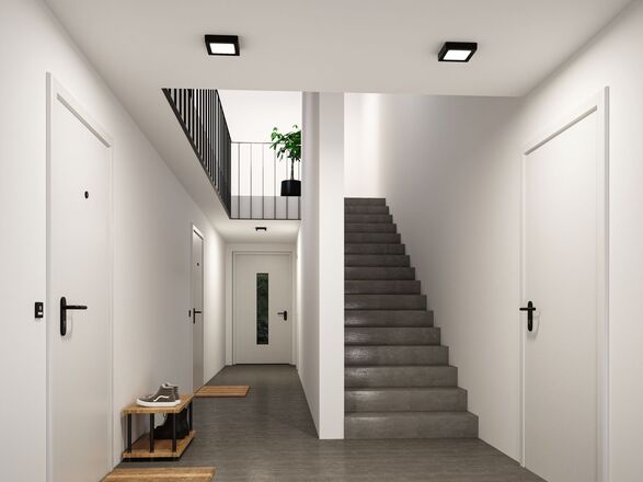 PAULMANN LED Panel Abia 2 White Select soumrakové a pohybové čidlo (HF) hranaté 170x170mm 9,5W 2700 - 4000K černá